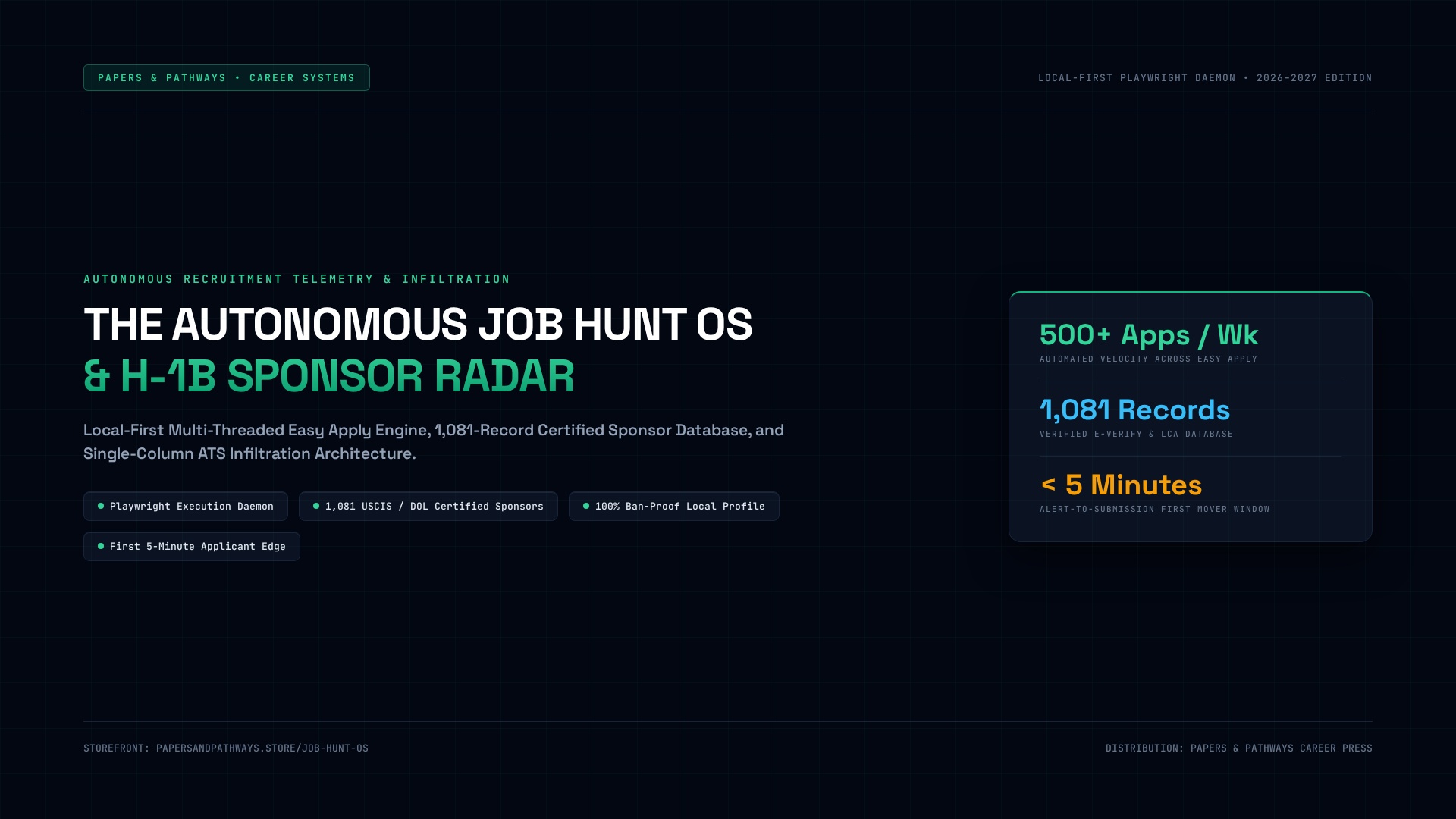 Autonomous Job Hunt OS Official Banner